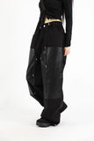 Chrome rivet banding pants