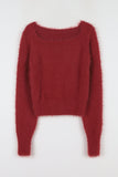 Two-way off-shoulder knit