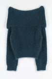 Sol-ip fur shoulder knit
