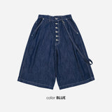 Jane Loaf Non-Faded Bermuda Denim Pants