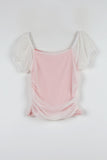 Louis puff mesh top
