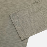 Niel Slub Roll-up Henley Neck Long Sleeve