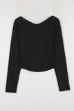 Two-way buckle eyelet tee