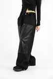 Chrome rivet banding pants