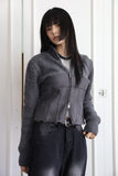 Black wide strap denim