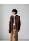 Dio Round Knit Cardigan