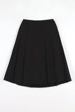 Cotton pleated skirt