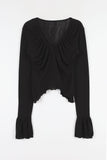 Crepe Shirring Tee