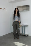 Wrap Skirt Nylon Pants