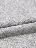 Obdic U-Neck See-Through Linen Long Sleeve