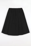 Cotton pleated skirt