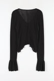 Crepe Shirring Tee