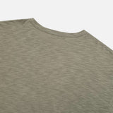 Niel Slub Roll-up Henley Neck Long Sleeve