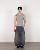 [MADE] Metal Denim Cargo Pants