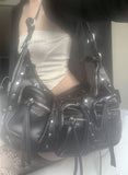 Cellander Pocket Tassel Shoulder Bag