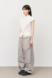 (W) Cake Pocket Slim Shirt