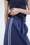 Raygle Dot Mid Length Skirt