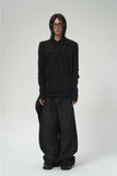 (M) AXIS LAYER BUTTON HOODIE