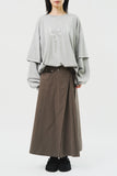 (W) Noa Wrap Pleats Skirt