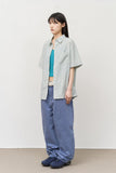 Roha Striped Half Shirt
