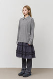 (W) Cleo Chiffon Skirt Pants