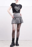 Eclipse Ribbon Pleated Skirt