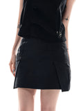 (W) STRUCTURE WRAP SKORT