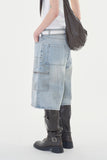 Roma carpenter denim bermuda pants