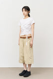 (W) Contra Slash Shirring Top