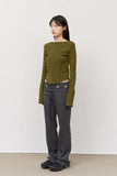 (W) Ruf Frill Knit
