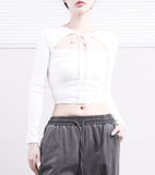 Lilia String Crop T-Shirt