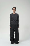 (W) PANEL LAYERED TEE