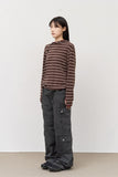 Flat Cargo Washed Pants
