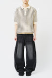 Seli Striped Collar Knit