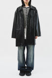 (W) Madam Half Leather Coat