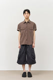 Frog Dyeing Bermuda Pants