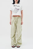 Tape Cargo Nylon Pants