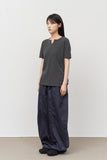 Wise Pigment Waffled Top