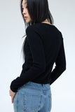 Morven U-Neck Ribbed Sweater