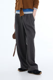 Rowing banding slacks trousers