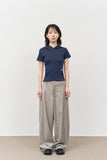 Round Wide Trousers