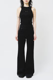 (W) Black Flare Jeans