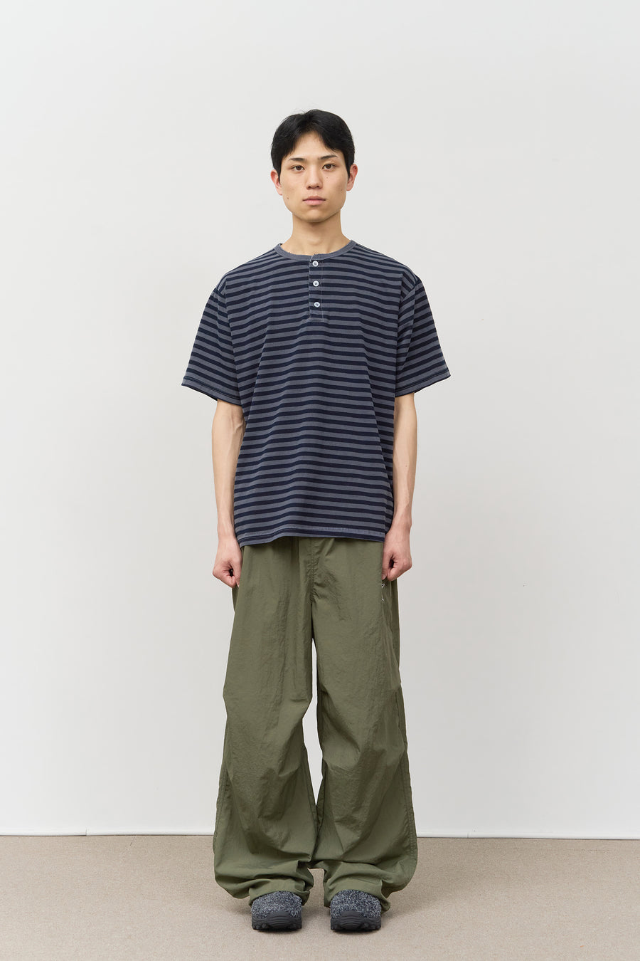 【HI FI FNK】Lito Striped Bold Knit Killstar Freddy Krueger Gothic Punk Striped Oversized Knit
