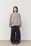 Rest Pigment Eyelet Sweatshirt