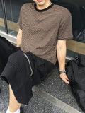 Marvin Crop Stripe Short Sleeve T-Shirt