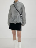 [summer] Velcro Nylon Overfit Wind Jacket