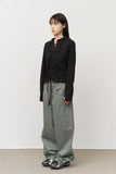 Cast Cotton Stitch Wide Pants