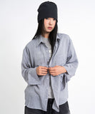 Light crease summer check shirt