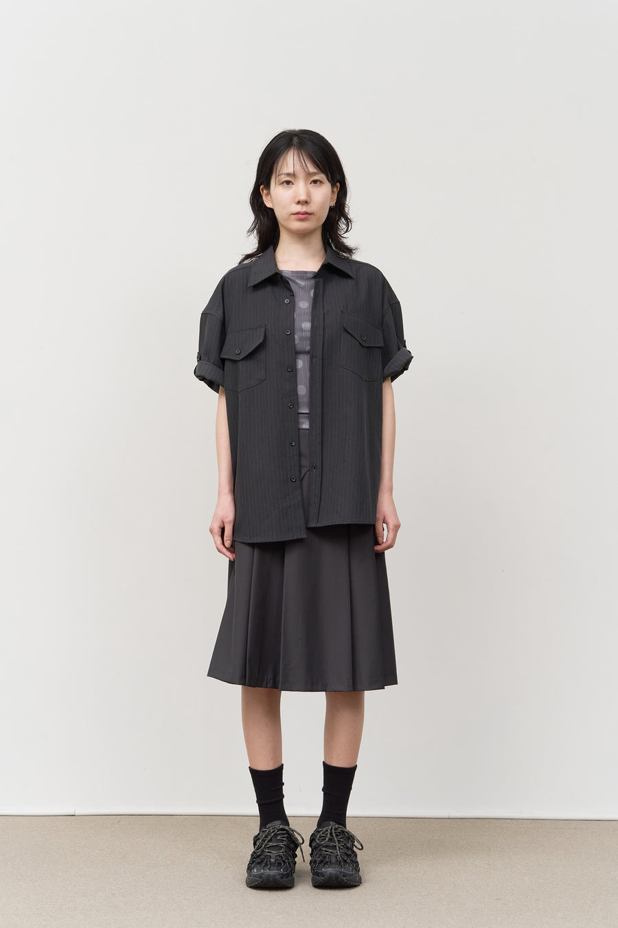 【HI FI FNK】(W) Pair Nylon Skirt Pants HI FI FNK(ハイファイファンク) – einz.jp