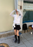 DRAPE SHIRRING T-SHIRTS